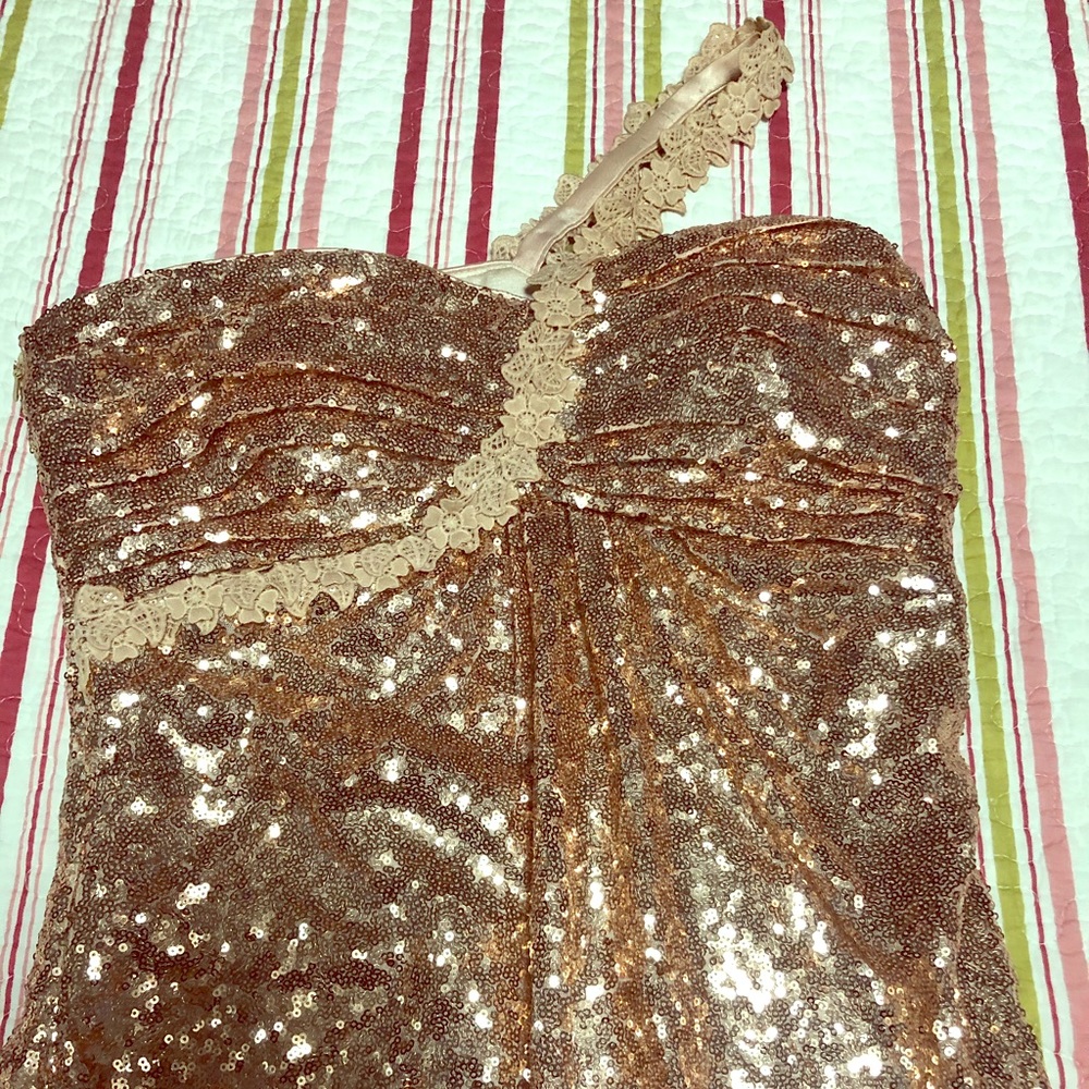 Custom Made Rose Gold Dress